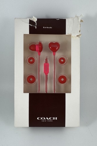 Auricolari coach rosa - rosa, a